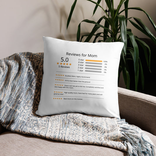 Mom Review Pillow