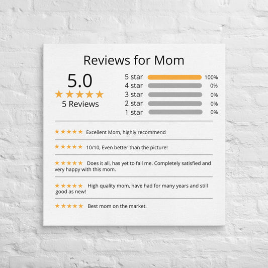 Mom Review Canvas